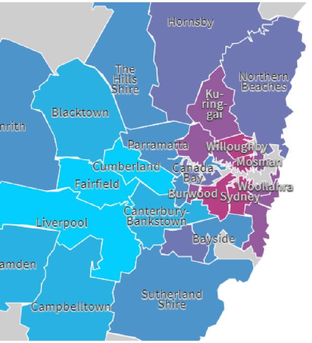 Sydney's new Bible-belt suburbs revealed
