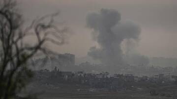 Israeli air strikes have hit targets in the south of the Gaza Strip. (AP PHOTO)