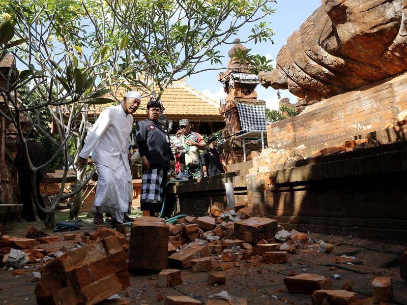 Some Bali buildings were damaged and one person was hurt, in a magnitude 5.7 quake on Tuesday.
