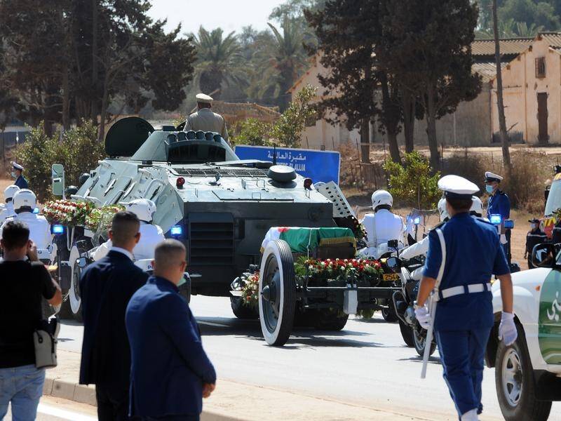A state funeral has been held for controversial former Algerian president Abdelaziz Bouteflika.