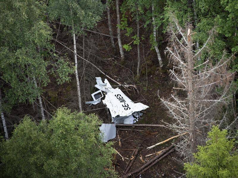 Nine people died in the plane crash in northern Sweden.