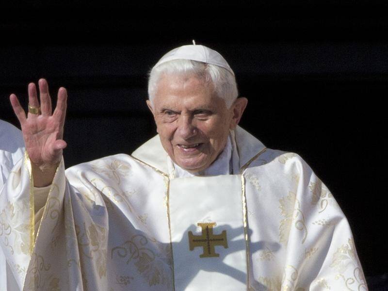 Retired Pope Benedict has said he hopes to soon join a beloved professor friend in "the afterlife".