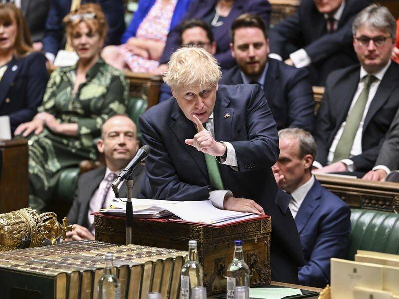 British Prime Minister Boris Johnson faced down a revolt from within his own party.