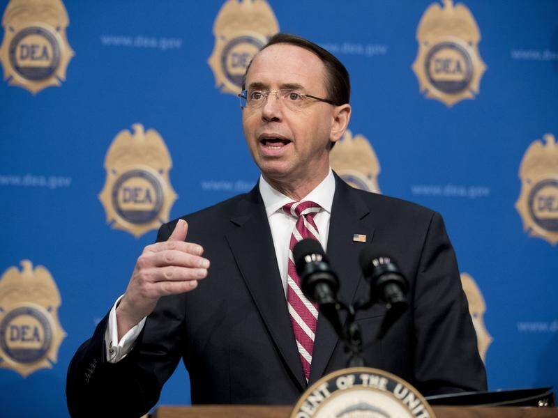Deputy US Attorney General Rod Rosenstein is expected to leave his position next month.