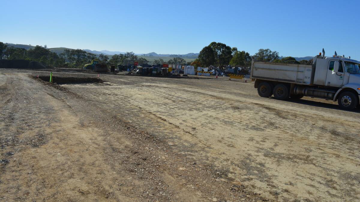 Work at the tip has been progressing over the past few months.