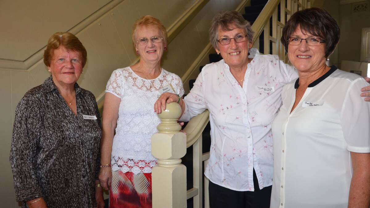 Members of the Gloucester Breast Cancer Support Group Bev Green, Diana Rosenbaum, Denise Reilly and Betty Pearson.
