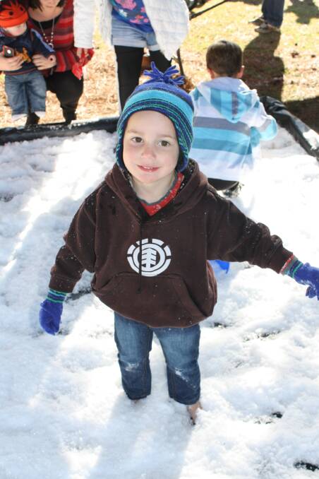 The snow pit is just one of the 
many activities for children at Chill Out.
