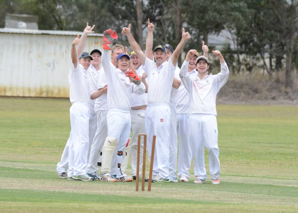 Howzat: Gloucester Bushmen sit three point clear at the top of the Manning district second grade cricket competition Players return to the field on Saturday. Photo: Scott Calvin.