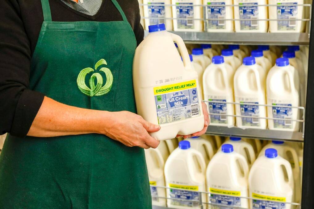 Drought relief committee pleased with Woolworths milk contribution