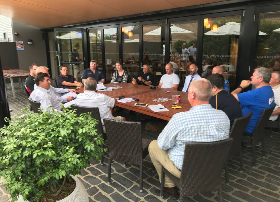 All sides met for a 'brains trust' meeting in Nabiac. Photo: supplied.