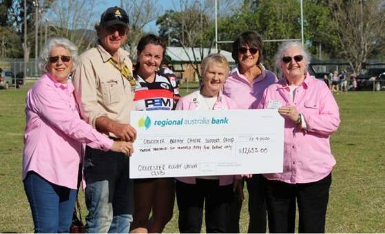 Gloucester Cockies raise thousands for breast cancer support group