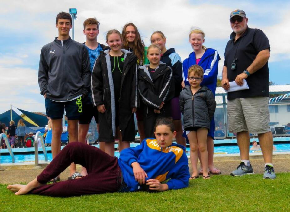 Back in the pool: Stroud Seals returned to competition for the first time at a long course carnival in Port Macquarie. Photo: supplied. 