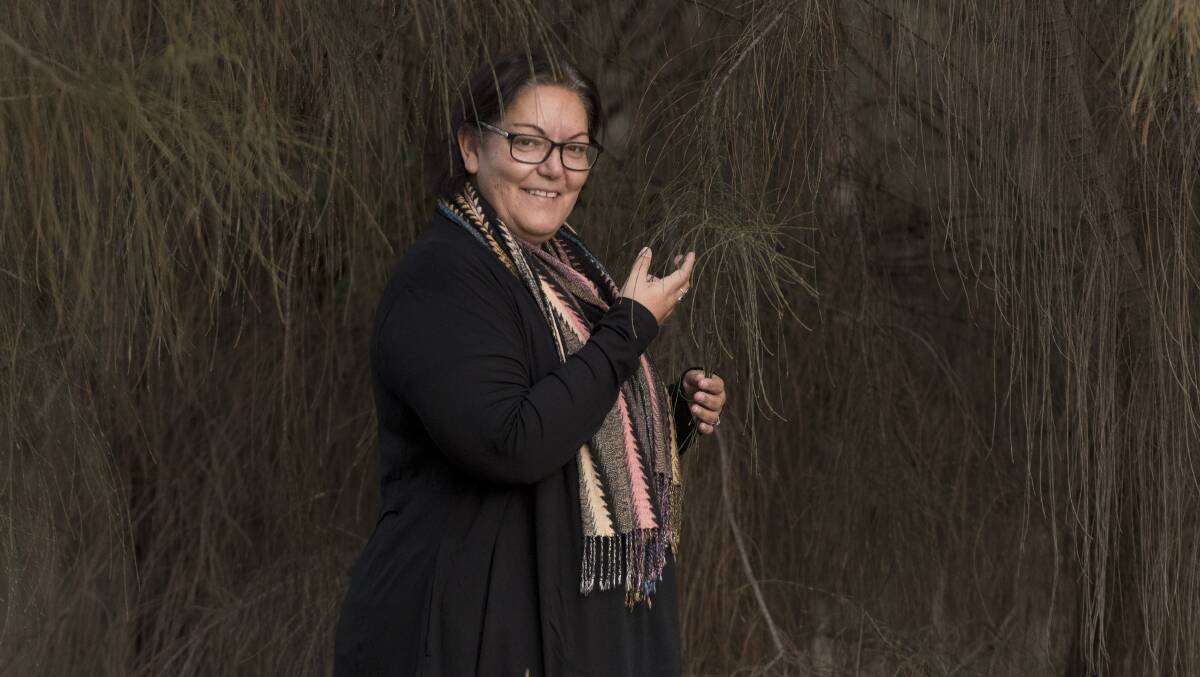 TIME IS NOW: First Nations woman Fiona Hughes says now is the time for action on the fifth anniversary of the Uluru Statement. Picture: Phillip Biggs