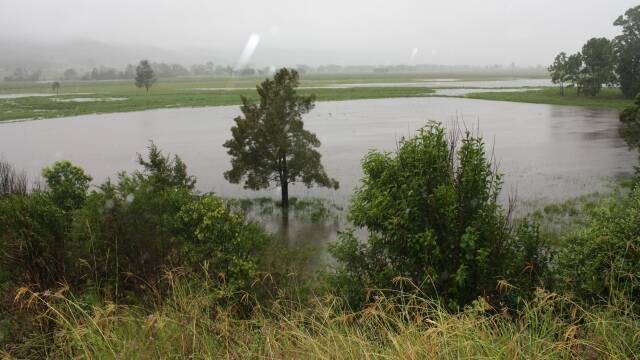 The Avon River in flood.