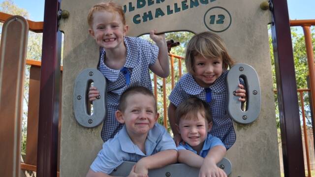 Stroud Road Public School: Hayley Fisher-Webster, Hayley Edwards, Jamie Richards and Jimmy Pritchard.